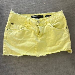 MISS SIXTY RAW HEM MINI SKIRT SIZE S